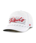 2024 CINCINNATI REDS WHITE DOWNBURST 47 HITCH ADJUSTABLE SNAPBACK