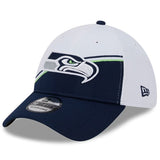 2023 Seattle Seahawks New Era 39THIRTY NFL Sideline On-Field Cap Flex Hat