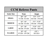 CCM Adult Referee Ice Hockey Base Pant JetSpeed Girdle Shell Senior Pants PPREF