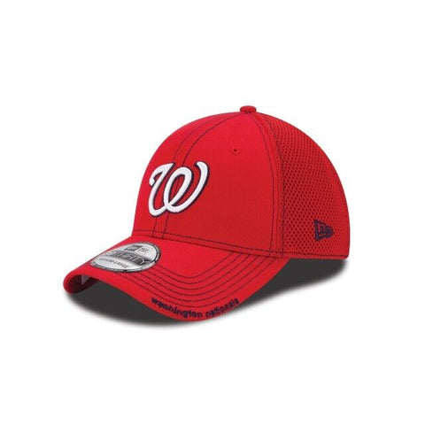 2023 Washington Nationals New Era MLB Neo 39THIRTY Stretch Fit Flex Mesh Cap Hat