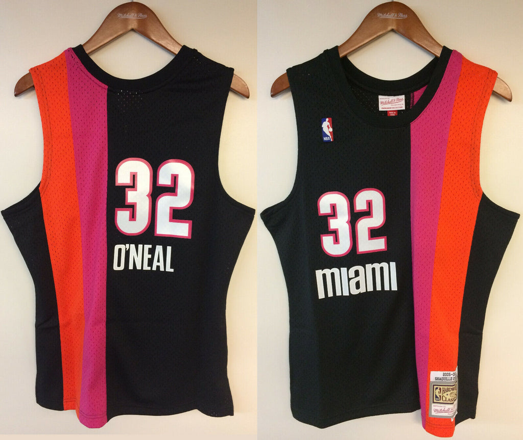 Mitchell & Ness Miami Heat Shaq O'Neal Men's Hardwood Classic