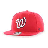 Washington Nationals '47 MLB Sure Shot Captain Adjustable Snapback Hat