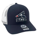 Chicago White Sox '47 Brand MLB Mesh Trucker Adjustable Snapback Hat
