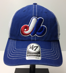 Montreal Expos '47 MLB Clean Up Adjustable Cooperstown Snapback Hat Cap Mesh