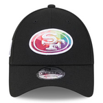 2023 San Francisco 49ers New Era NFL Crucial Catch 9FORTY Black Adjustable Hat