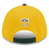2023 Green Bay Packers New Era 9FORTY NFL Sideline Adjustable Snapback Cap