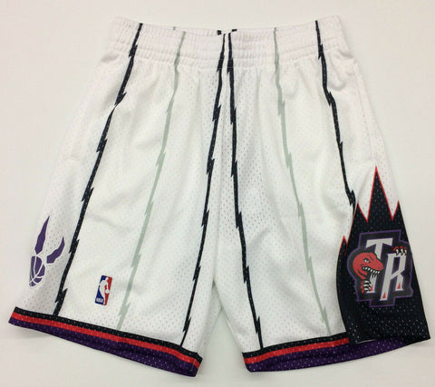 Toronto Raptors Mitchell & Ness NBA Authentic Swingman Men's Mesh Shorts White