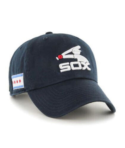 2024 CHICAGO WHITE SOX COOPERSTOWN NAVY CLEAN UP W/ SIDE EMBROIDERY