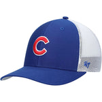 Chicago Cubs '47 Primary Logo Trucker Snapback Hat - Royal/White