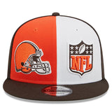 2023 Clevland Browns New Era 9FIFTY NFL On-Field Sideline Snapback Hat Cap