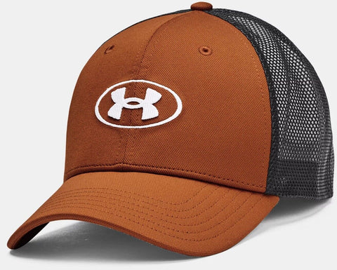 2023 Under Armour Men's UA Blitzing Trucker Mesh Hat Adjustable Snapba –  Cowing Robards Sports
