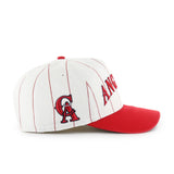 2024  ’47 Los Angeles Angels Cooperstown Collection White Pinstripe Snapback