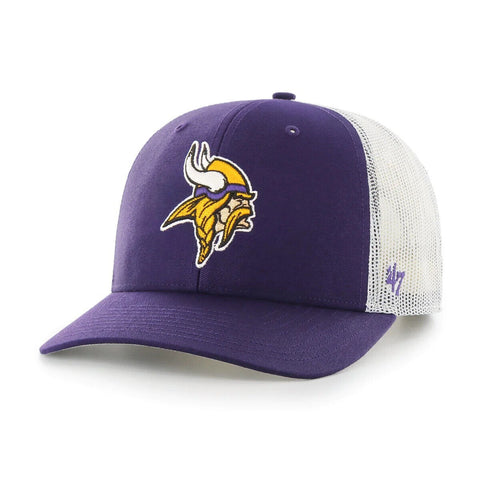 Minnesota Vikings 47 Brand NFL Trucker Adjustable Snapback Hat Mesh Hat