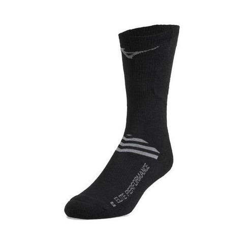 Mizuno Volleyball Runbird Crew Socks - Black or White Volleyball Crew Socks