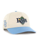 2024 TAMPA BAY RAYS NATURAL BASE KNOCK 47 HITCH ADJUSTABLE SNAPBACK