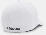 Under Armour Men's UA Freedom Blitzing Stretch Fit Cap Flex Hat USA Cap 1362236