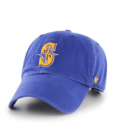 Seattle Mariners Clean Up Royal 47 Brand Adjustable Hat Retro