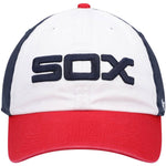 Chicago White Sox '47 Brand MLB Clean Up Adjustable Strapback Hat Dad Cap Retro