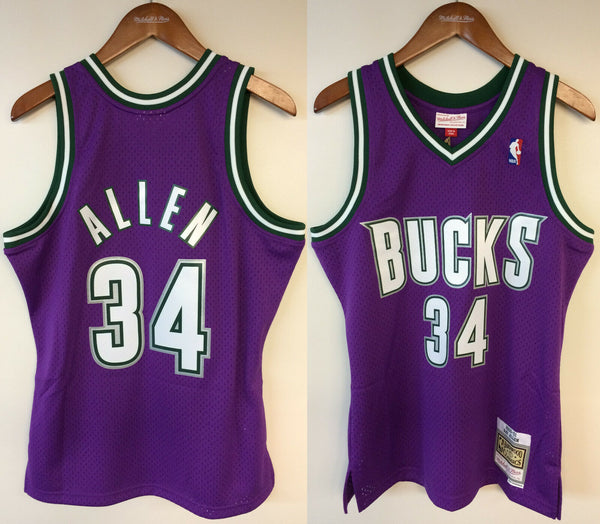 Ray Allen Milwaukee Bucks Mitchell & Ness NBA Authentic Jersey 2000-20 –  Cowing Robards Sports