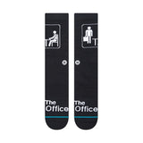 Stance x The Office Intro Logo Sign Large Crew Socks Men's 9-13