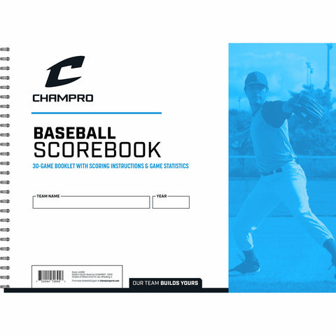 Champro Official Baseball Softball Scorebook 26 Game Baseball Score Book