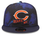 2022 Chicago Bears New Era 9FIFTY NFL On-Field Sideline Ink Dye Snapback Hat Cap