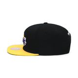 Los Angeles Lakers LA Mitchell & Ness NBA Snapback Hat 2Tone Adjustable Cap Flat