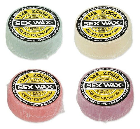 Sex Wax Hockey Stick Wax Mr. Zogs (2 pack) 2 Bars of Ice Hockey Sex Wax
