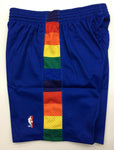 Denver Nuggets Mitchell & Ness NBA Authentic Swingman Men's Mesh Shorts Rainbow