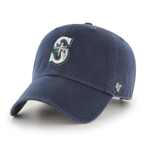 Seattle Mariners Clean Up 47 Brand Adjustable Hat Strapback Dad Cap