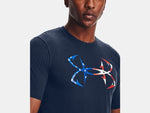 Under Armour Mens UA Freedom Hook Logo Short Sleeve Graphic T-Shirt SS 1370304