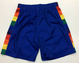 Denver Nuggets Mitchell & Ness NBA Authentic Swingman Men's Mesh Shorts Rainbow