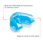 Shock Doctor Braces Mouthguard Convertible Youth or Adult Strapped Mouth Guard