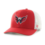 2024 WASHINGTON CAPITALS RED 47 TRUCKER ADJUSTABLE MESH SNAPBACK HAT