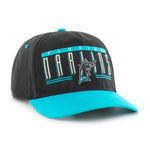 Miami Marlins ’47 Brand Cooperstown Double Header Baseline Hitch Snapback Hat