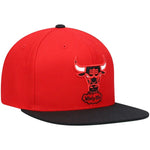 Chicago Bulls Mitchell & Ness NBA Snapback Hat 2Tone Hardwood Cap Windy City