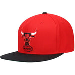 Chicago Bulls Mitchell & Ness NBA Snapback Hat 2Tone Hardwood Cap Windy City