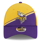 2023 Minnesota Vikings New Era 9FORTY NFL Sideline Adjustable Snapback Cap
