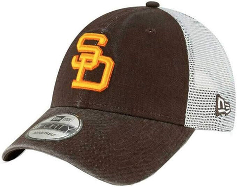 San Diego Padres New Era MLB 9FORTY Adjustable Snapback Hat Cap Mesh Retro