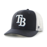 2024 NAVY TAMPA BAY RAYS '47 TRUCKER ADJUSTABLE TRUCKER MESH SNAPBACK