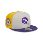 2023 Minnesota Vikings New Era 9FIFTY NFL On-Field Historic Snapback Hat