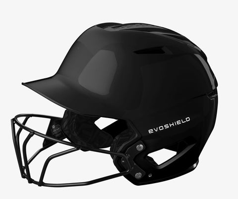 2023 EvoShield XVT 2.0 Gloss Batting Helmet w/Facemask Baseball/Softball Adult