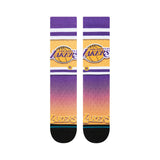 Los Angeles Lakers LA Stance NBA HWC Hardwood Classics Crew Socks Large Men 9-13