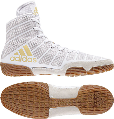 Adidas AdiZero Varner 2 Men's White Limited Edition Wrestling Shoes