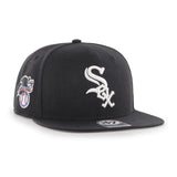 2024 BLACK CHICAGO WHITE SOX BLACK SURE SHOT 47 CAPTAIN ADJUSTABLE SNAPBACK