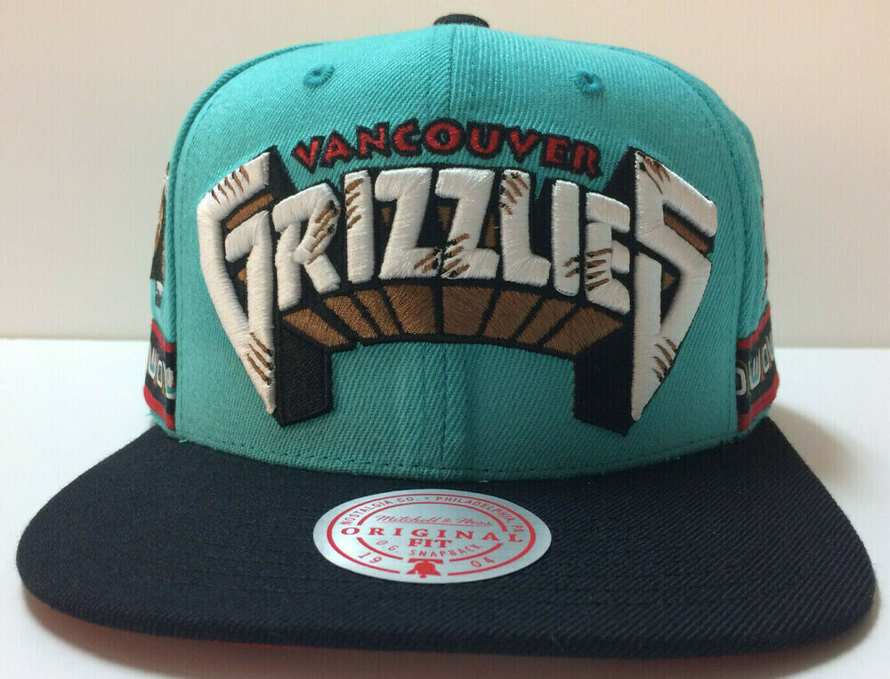 Vancouver Grizzlies Mitchell & Ness NBA Snapback Hat RARE Cap