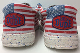 Hey Dude Wally Patriotic Stars and Stripes Mens Casual Lightweight Slip On Shoes