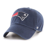 2022 New England Patriots 47 Brand NFL Clean Up Adjustable Strapback Hat Dad Cap