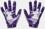 2022 Under Armour Mens UA F8 Adult Football Receivers Gloves Running Back Gloves