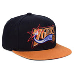 Philadelphia 76ers Mitchell & Ness NBA Snapback Hat 2Tone Cap Sixers Iverson